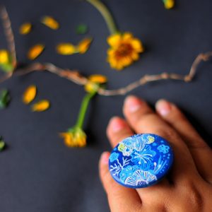 hand painted ring