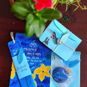 a blue romantic gift set for birthday or valentines day on bangladesh