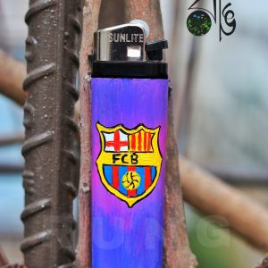 Fc barcelona hand painted lighter