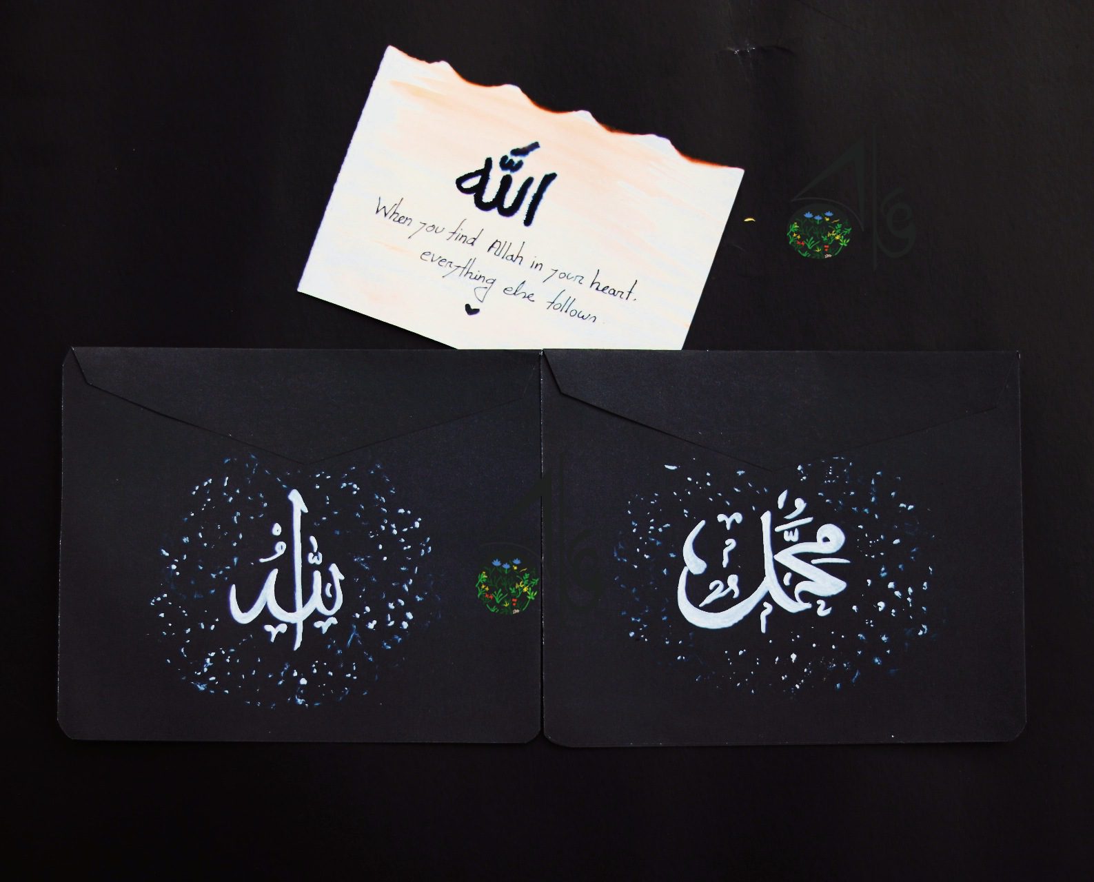 Envelope chirkutt set based on Islam